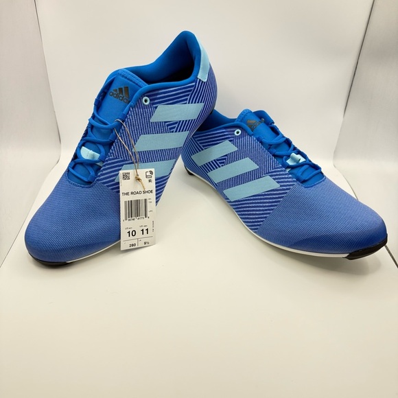 Adidas The Road Shoes Mens Size 10 Women’s 11 Blue Rush Cycling Road Shoes GY682 - Picture 1 of 7